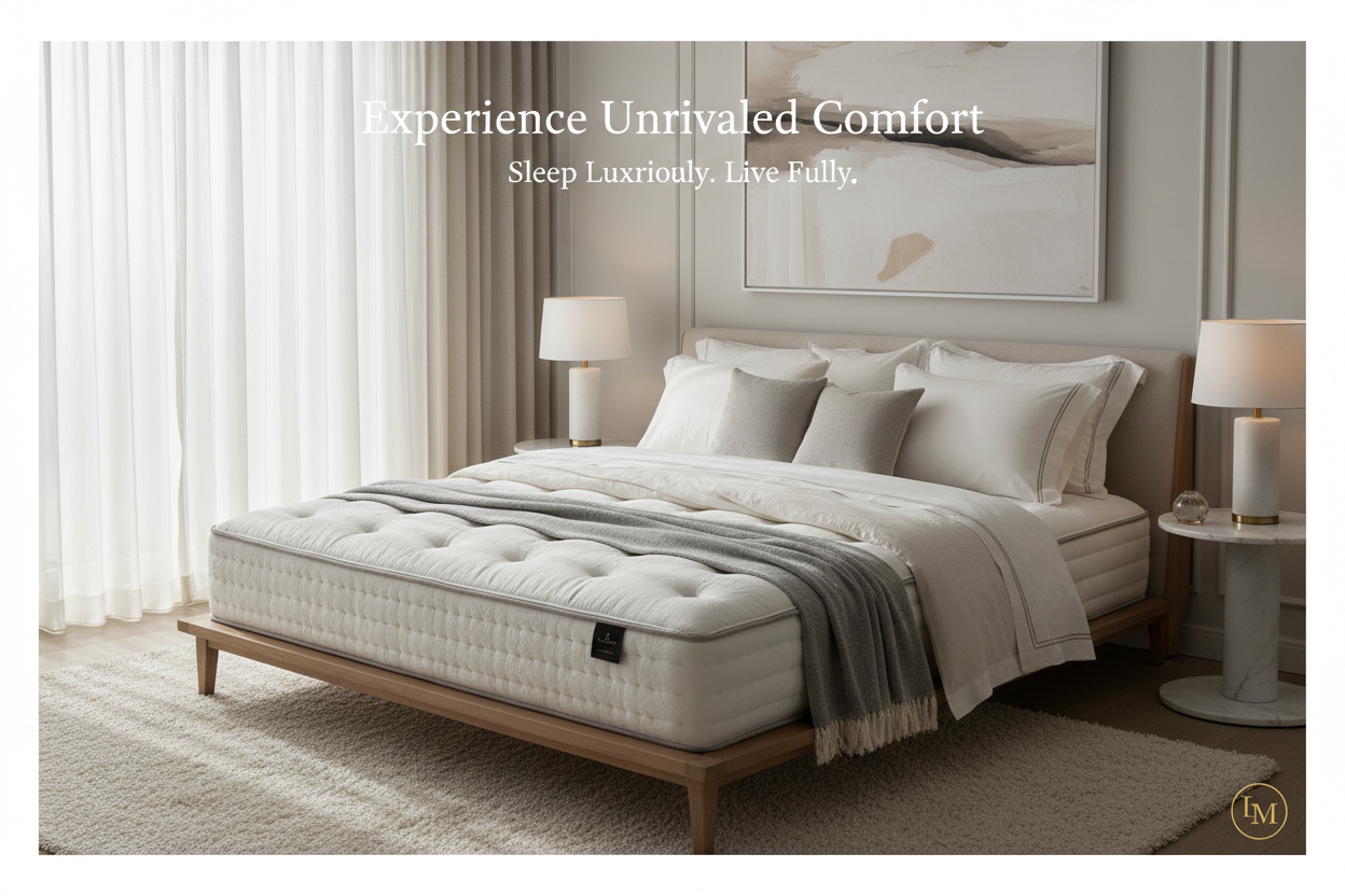 premium Mattress brand  website sliding Banner